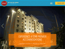 Tablet Screenshot of bestwesternpremierhaiti.com